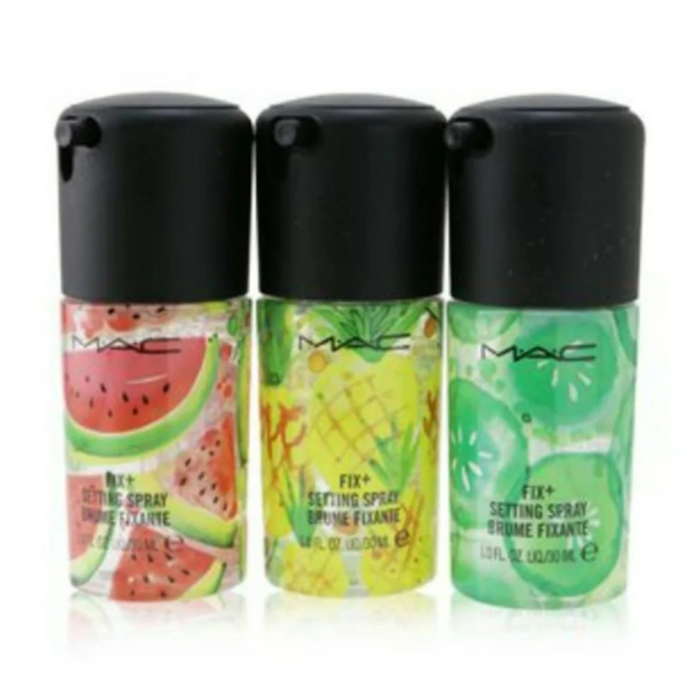 MAC // ltd ed tropical prime fix+ 3 piece mini travel set